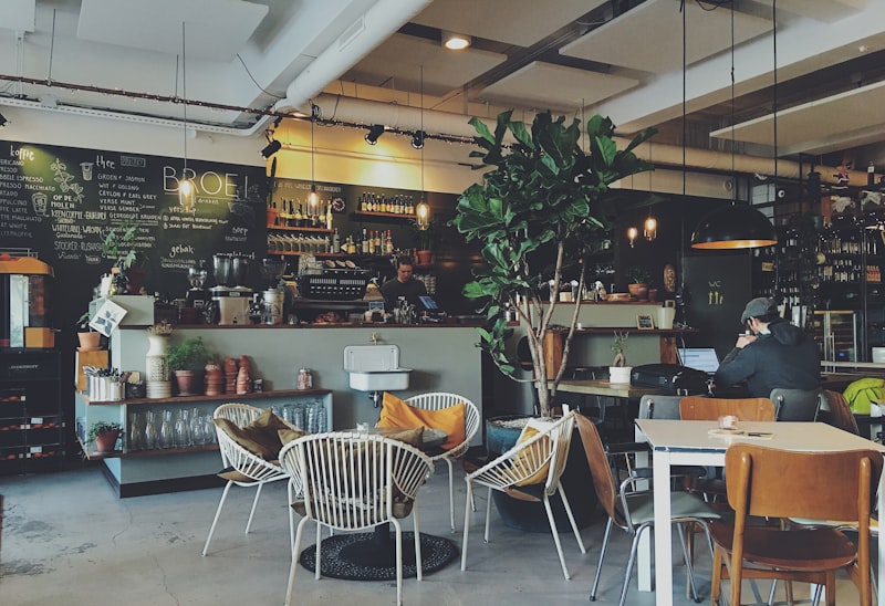 Interior seating area
